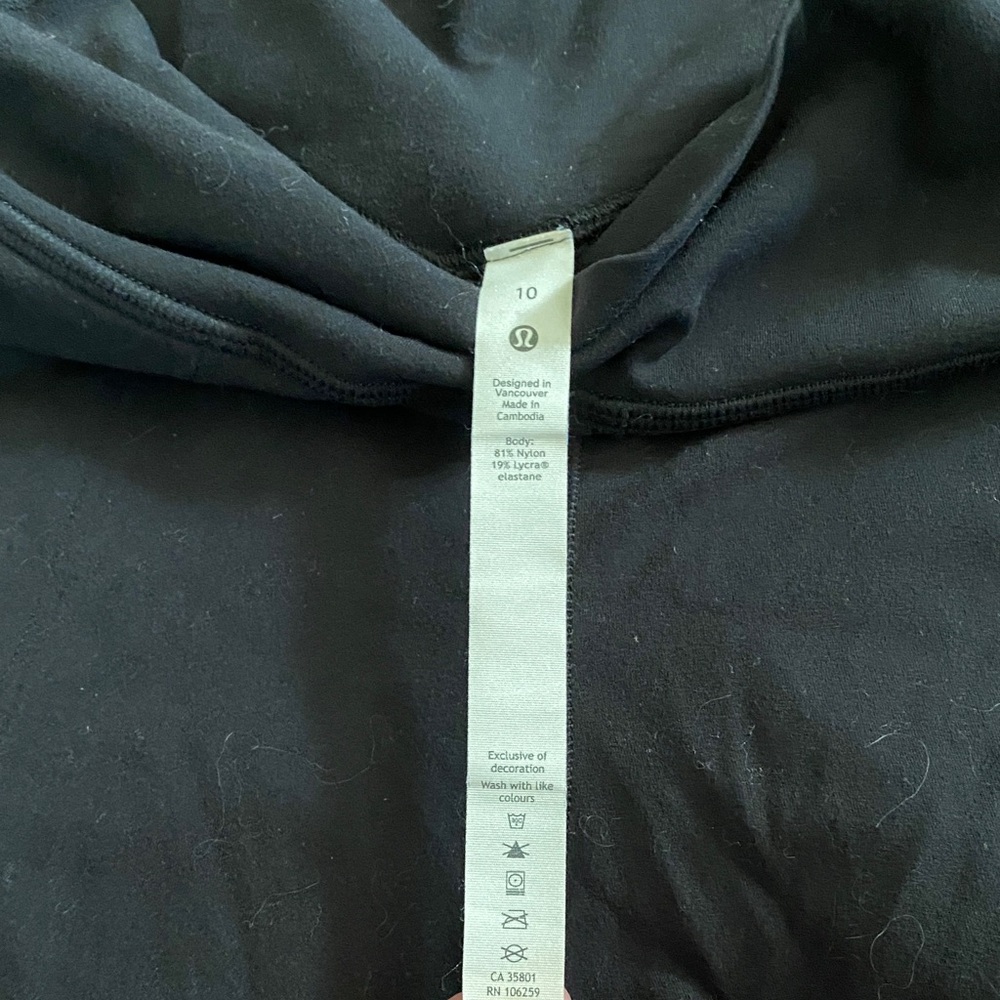 lululemon athletica Black Track Pants - Picture 2 of 3